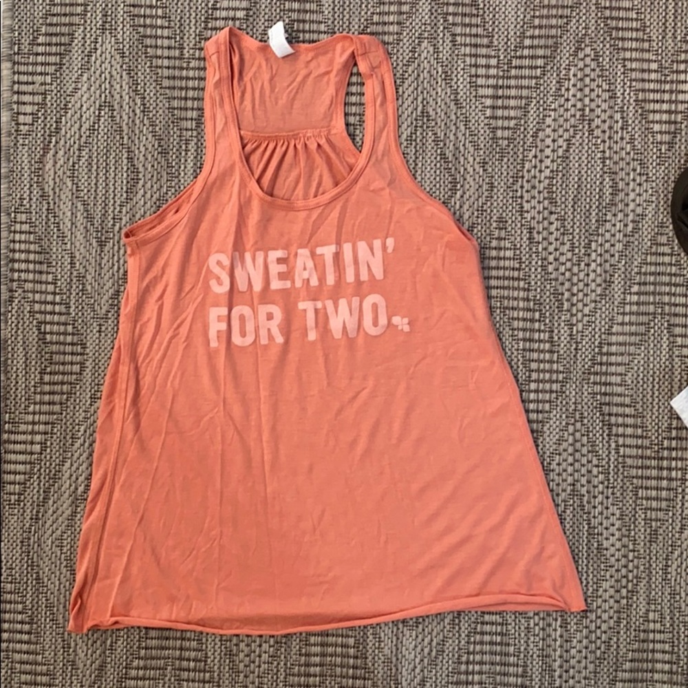 Maternity “Sweating for two” exercise top